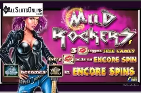 Intro Game screen. Mild Rockers from Lightning Box