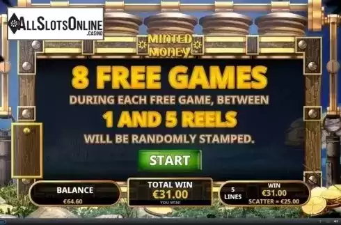 Free Spins 2. Minted Money from Playtech