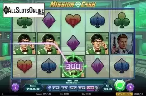 Game workflow 2. Mission Cash from Play'n Go