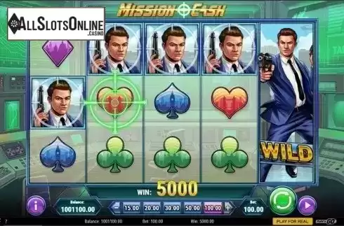 Game workflow 5. Mission Cash from Play'n Go