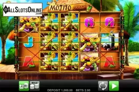 Paylines. Mojito Beach from edict