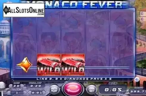 Wild Win screen. Monaco Fever from Felix Gaming