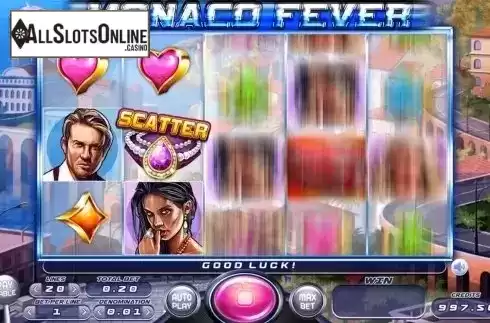 Scatter screen. Monaco Fever from Felix Gaming
