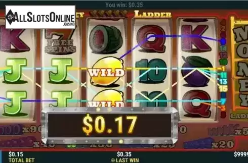 Win screen 2. Money Ladder from Slot Factory