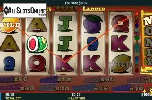 Win screen 3. Money Ladder from Slot Factory
