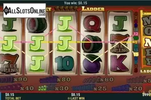 Win screen. Money Ladder from Slot Factory