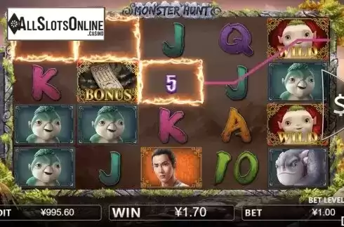 Win screen 2. Monster Hunt from Iconic Gaming