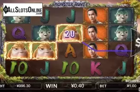 Win screen 3. Monster Hunt from Iconic Gaming