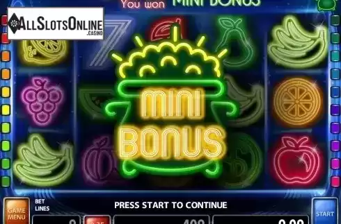 Screen5. Neon Bananas from Casino Technology