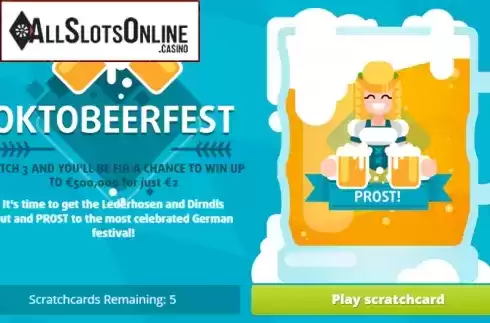 Game screen. Octobeerfest from Gluck Games