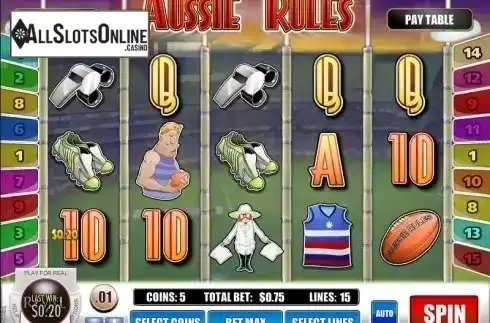 Screen5. Aussie Rules from Rival Gaming