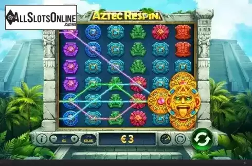 Win Screen 2. Aztec Respin from Skywind Group