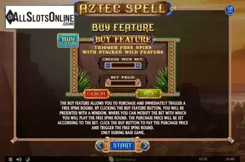 Features. Aztec Spell from Spinomenal