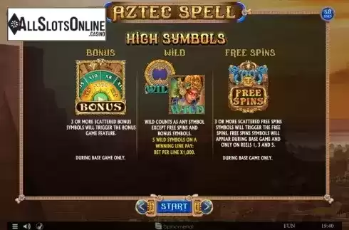 Features 2. Aztec Spell from Spinomenal