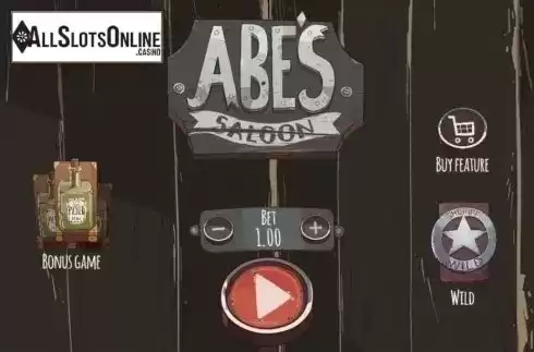 Start Screen. Abe's Saloon from Peter and Sons