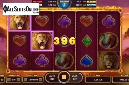 Win Screen 2. African King from NetGame