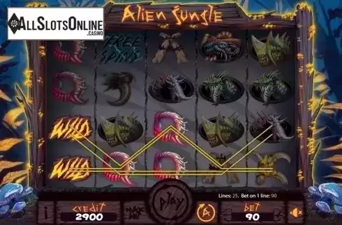 Game workflow 3. Alien Jungle from X Card