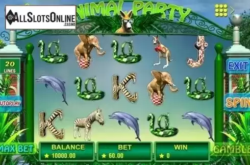 Screen4. Animal Party from Booming Games