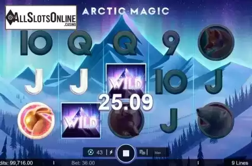 Win Screen 2. Arctic Magic from Microgaming