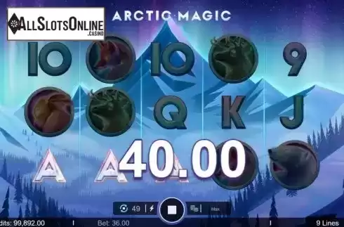 Win Screen 1. Arctic Magic from Microgaming