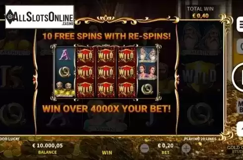Free Spins 2. Arthurs Gold from Gold Coin Studios