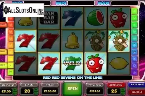 Screen5. Astro Fruits from OpenBet
