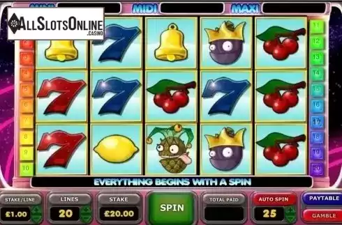 Screen3. Astro Fruits from OpenBet