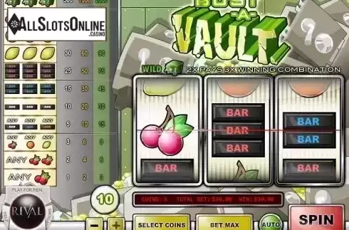 Screen2. Bust a Vault from Rival Gaming