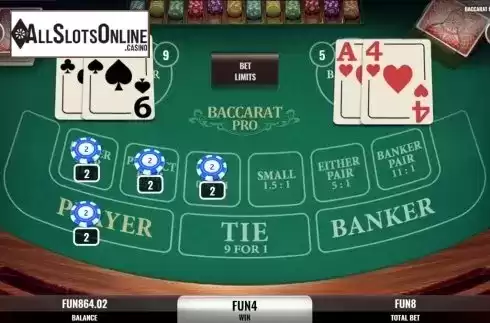 Win Screen 2. Baccarat Pro from Platipus