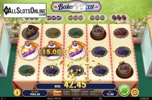 Win screen 2. Baker's Treat from Play'n Go