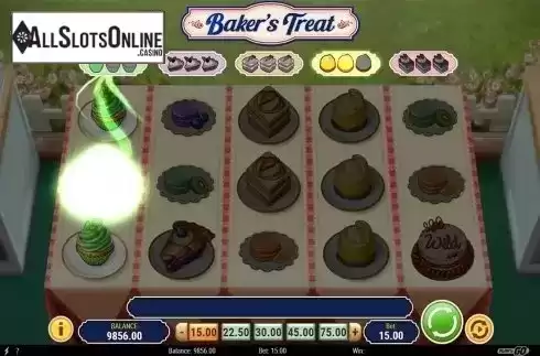 Symbol collection screen 2. Baker's Treat from Play'n Go