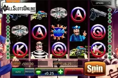 Screen4. Bank Robbery from MultiSlot