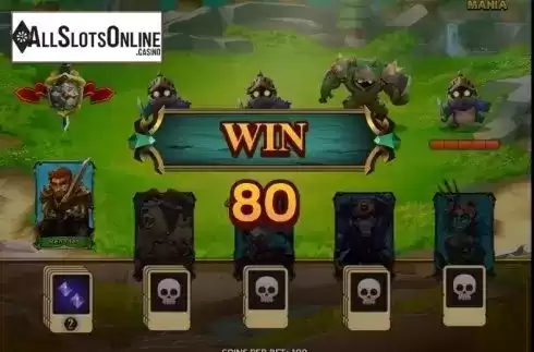 Win Screen. Battle Mania from Skillzzgaming