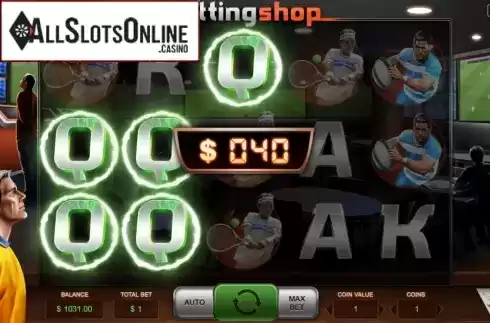 Win Screen 2. Betting Shop from Charismatic