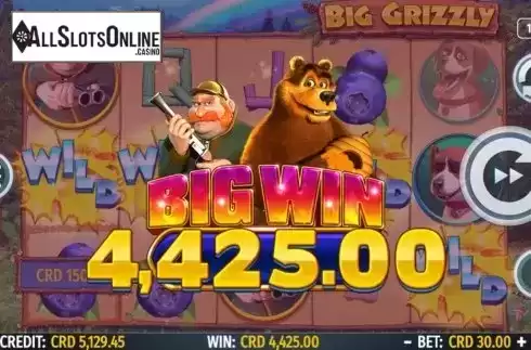 Big Win. Big Grizzly from Octavian Gaming