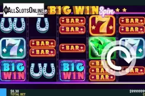 Reel Screen. Big Win Spin from Slot Factory