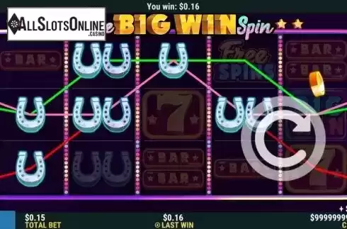 Win screen. Big Win Spin from Slot Factory