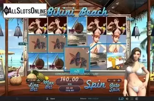 Screen 2. Bikini Beach (GamePlay) from GamePlay