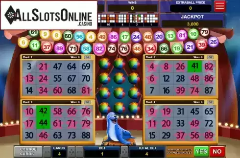 Cash Screen. Bingo Circus (Caleta Gaming) from Caleta Gaming
