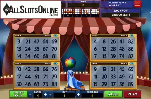 Reel Screen. Bingo Circus (Caleta Gaming) from Caleta Gaming