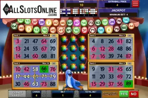 Win Screen. Bingo Circus (Caleta Gaming) from Caleta Gaming