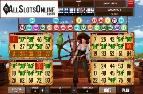 Cash Screen. Bingo Pirata from Caleta Gaming