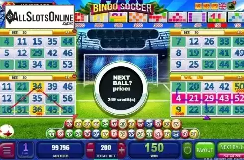 Game Screen 3. Bingo Soccer from Belatra Games