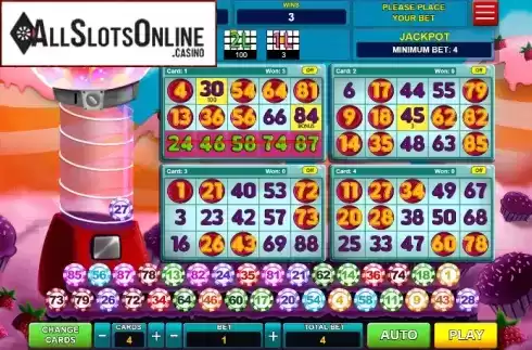 Win Screen. Bingolicious from Caleta Gaming