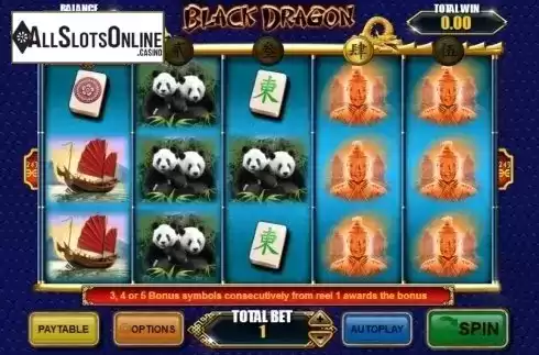 Screen 1. Black Dragon from Inspired Gaming