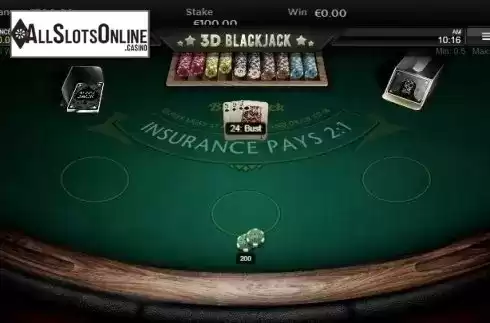 Win Screen. Blackjack 3D from IronDog