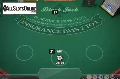 Win Screen. Blackjack MH (Play'n Go) from Play'n Go