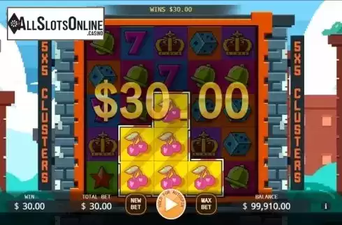 Win Screen. Blocky Block from KA Gaming