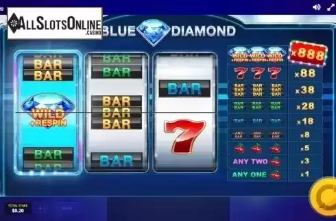 Screen 2. Blue Diamond from Red Tiger