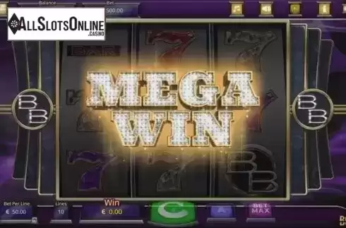 Mega win. Booming Bars from Booming Games